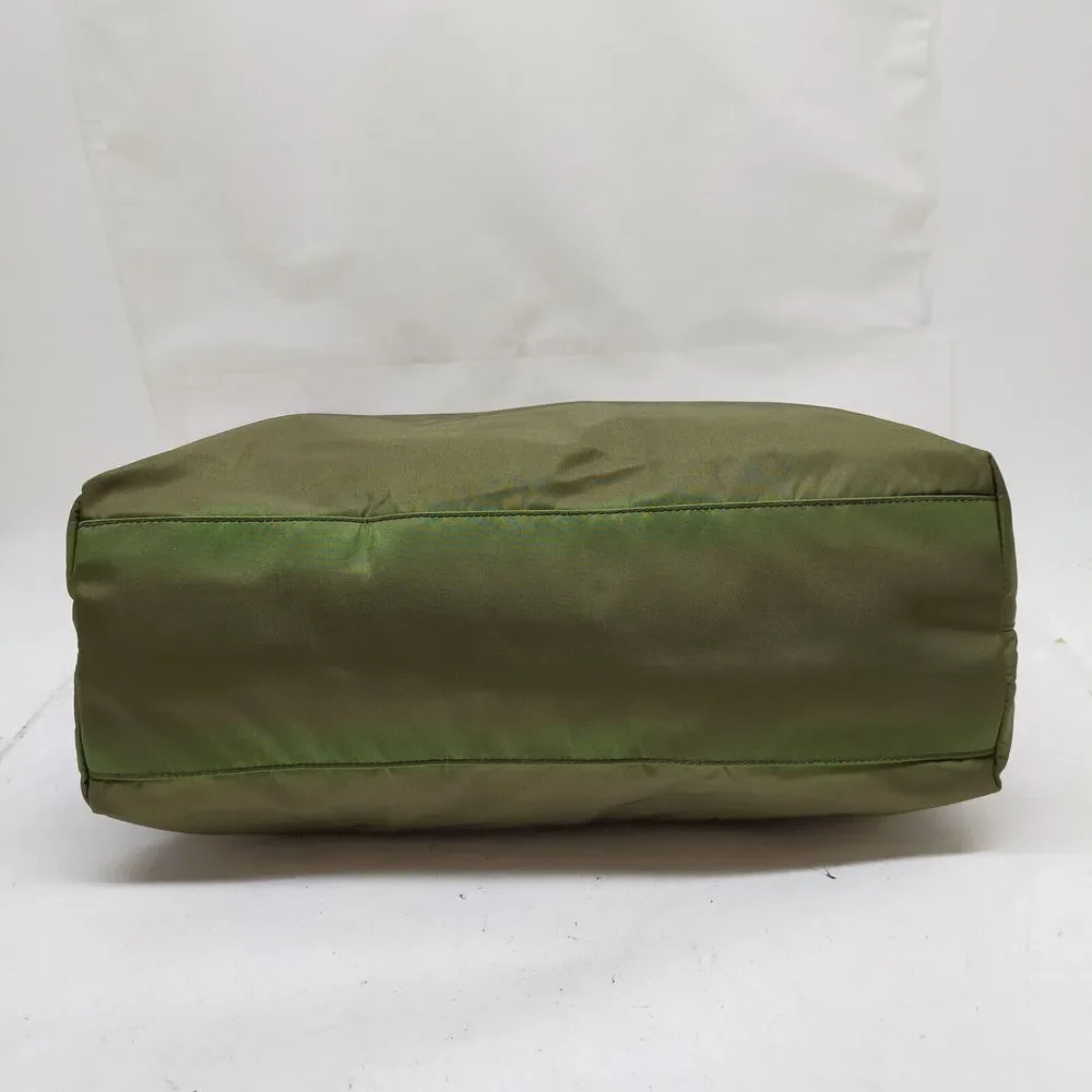 Prada Hand Bag Green Nylon #77090P10 - Picture 5 of 9